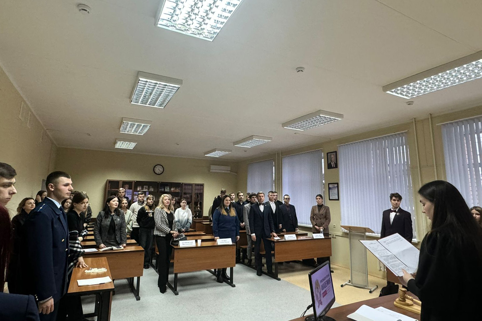 Студенты филиала разыграли судебное заседание